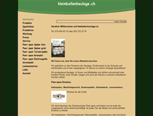 Tablet Screenshot of kleinballenheulage.ch